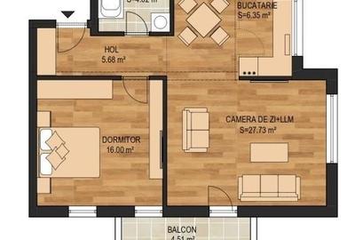 APARTAMENT 2 CAMERE, IN TRACTORUL, LA 500 M DE CORESI MALL - 2