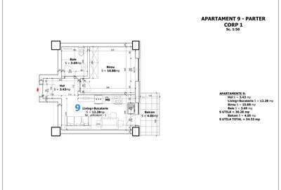 Apartament 2 camere | Strada Munteniei/Tebea | Bloc cu lift |  Parcare | - 3