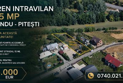 Teren Construcții intravilan de 795 mp, în Est
