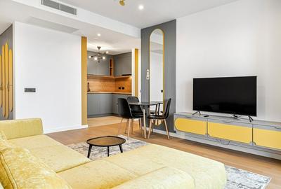 Apartament cu 2 camere semidecomandat, mobilat în Herăstrău