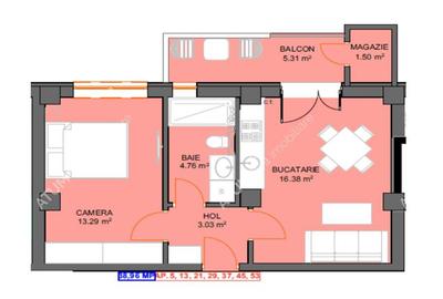 Apartament 2 camere balcon parcare si camara zona Doamna Stanca - 4