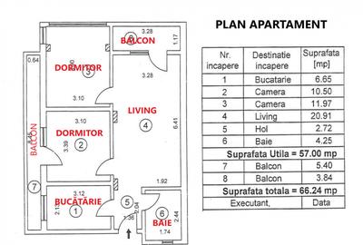 Apartament de 3 camere - Bucureștii Noi - Dămăroaia, pe strada Berveni - 11