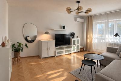 Apartament cu 2 camere decomandat, mobilat în Dorobanți