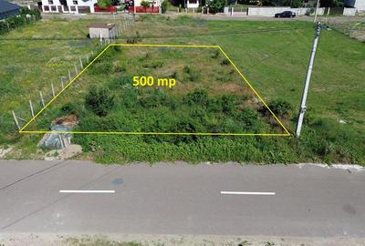 Teren Construcții intravilan de 500 mp, în Unirea