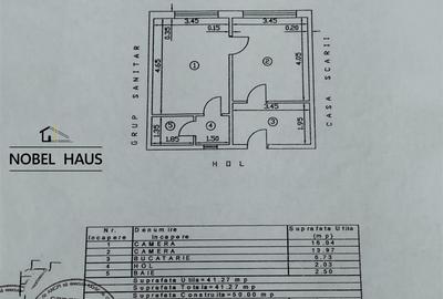 Apartament 2 camere, etajul 3, zona Gradina, bloc Vigotex - 12