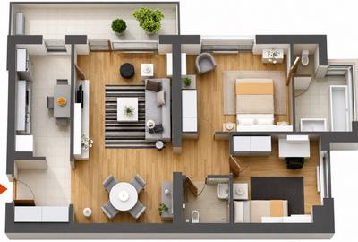 Apartament 3 Camere |  63mp | | Băneasa | Imaculat - 8