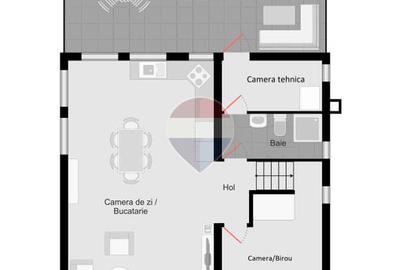 Casă 5 camere, parcelă de colț, dublu acces, de vânzare, Grigorescu - 7