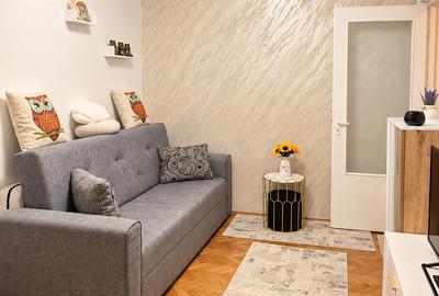 Apartament cu 2 camere semidecomandat, mobilat în Brătianu