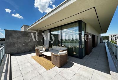 Penthouse Ultra Luxury cu 5 camere,  complet renovat,2 parcari,boxa,terase 195mp - 21