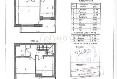 Vanzare duplex 3 camere Tei-Barbu Vacarescu - 11