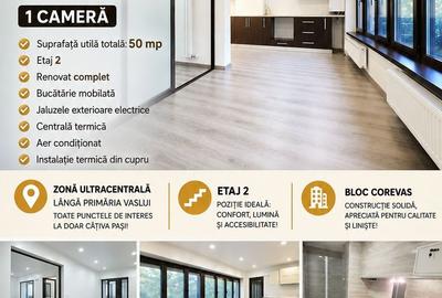 APARTAMENT DEOSEBIT – 1 CAMERĂ, ULTRACENTRAL – BLOC COREVAS VASLUI; - 1