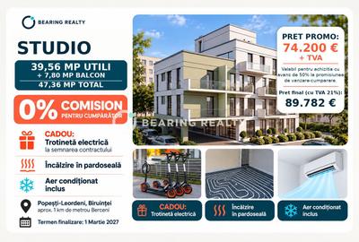 0% comision | Studio | Bloc boutique | 1km Metrou Berceni - 1