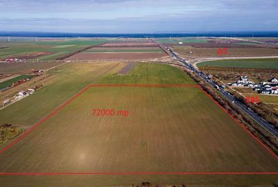 Proprietar vand teren INTRAVILAN, 69145mp, DNE85 cu acces direct la A7 - 2