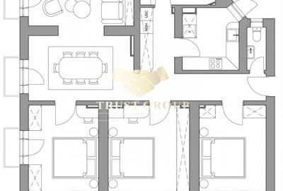 Apartament 5 camere | Imobil restaurat cu lift | 4 balcoane | 3,20 m | Fără risc - 33