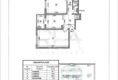 3 camere, 7/8, anvelopat, 66mp, proiect centrala-Crangasi - 16