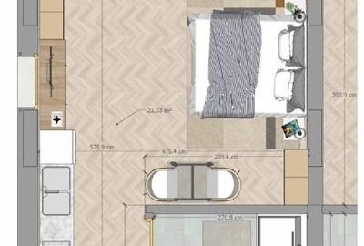 Studio mobilat - Ansamblul Rezidential Icon Studios - 6
