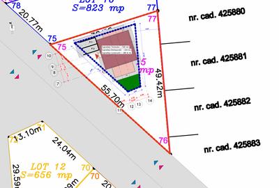 Teren cu AC pentru casa P+E cu 2 apartamente Urseni-Mosnita Noua - 3