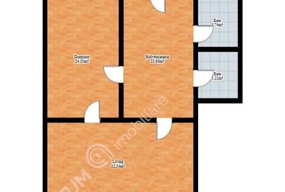 Apartament cu 2 camere decomandate la casa in zona ultracentrala Sibiu - 7