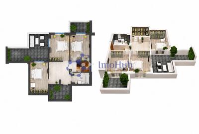 Penthouse cu terasă spectaculoasă - 4