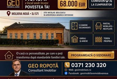 Casa 5 camere in Moldova Noua - 1