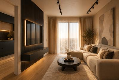 Apartament cu 2 camere decomandat în Chiajna