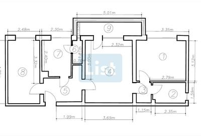 3 camere semidecomandat, Parc 14 Iulie, Grigorescu - 1