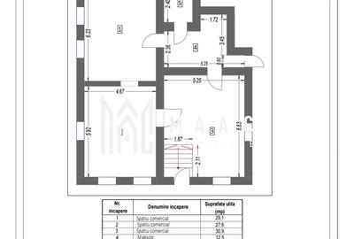 Spațiu comercial de închiriat | Piața Cibin, Sibiu | 105 mp utili - 1