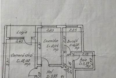 Apartament cu 2 camere decomandat, mobilat în Zimbru