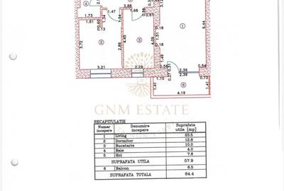2 Camere | 64,4 m.p. | Et. 3/10 | Cortina Academy - 10