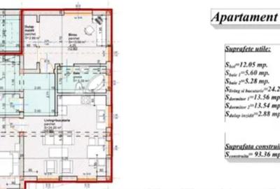 Apartament cu 3 camere decomandat în Ultracentral