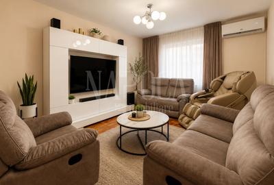 Apartament cu 3 camere semidecomandat în Mărăști