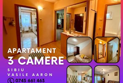 Apartament cu 3 camere decomandat în Vasile Aaron