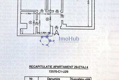 Apartament 2 camere - Visani MegaImage - Decomandat 50mp - 3