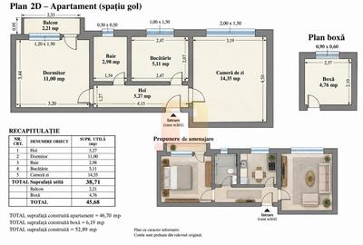 Apartament 2 camere decomandat, Dărmănești, Piatra Neamț - 16