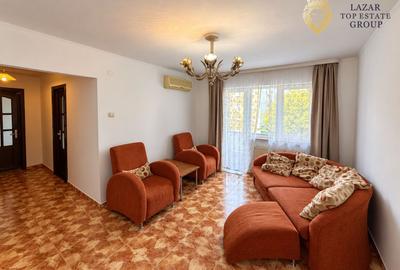 Apartament cu 3 camere semidecomandat, mobilat în UTA