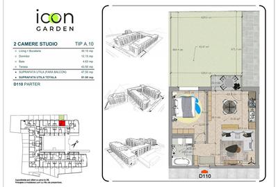 Apartament 2 camere - ICON Garden - zona Foișorul de Foc - 2
