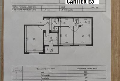 Apartament 3 camere spațios | Cart. E3, Etaj 2 | Mobilat și Utilat - 10