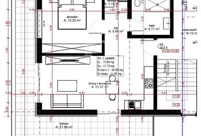 Apartament cu 2 camere decomandat în Dealuri Oradea