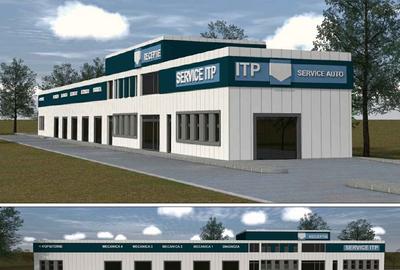 Spațiu industrial, 592 mp în Domnești