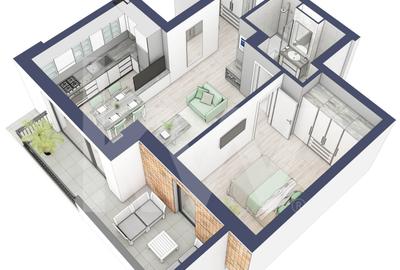 Apartament 2 camere, PARTER - 2