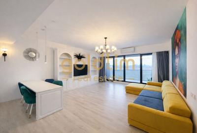 Apartament cu 3 camere semidecomandat, mobilat în Pipera