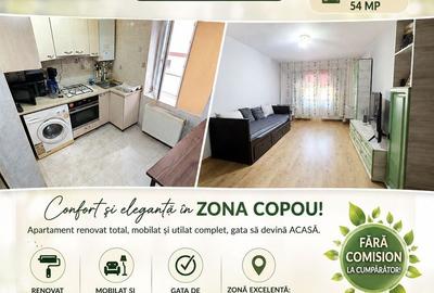 Apartament cu 2 camere, etaj 1, mobilat și utilat, VASLUI - zona COPOU; - 1
