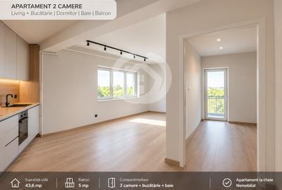 Apartament cu 2 camere decomandat în Țiglari
