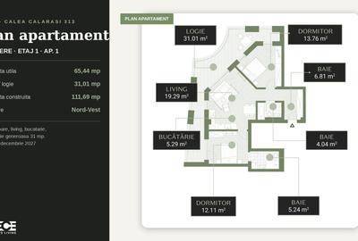 Apartament 3 Camere de Vanzare - Bloc Nou - ZECE Innovate Living - 11