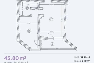 Apartament 2 camere | Complex cu pisicină & Spa | TVA inclus - 8