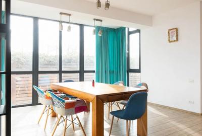 Casa de inchiriat, open space, 160 mp, curte proprie, put + fosa, Tunari - 4