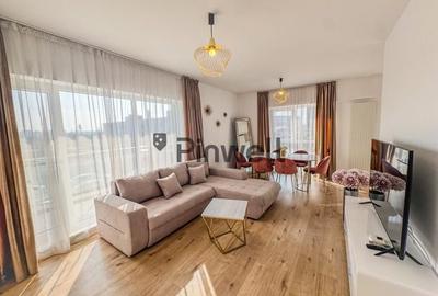 Apartament cu 3 camere decomandat, mobilat în Barbu Văcărescu