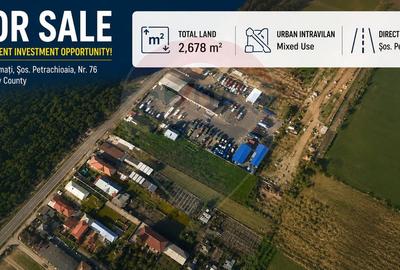 Teren Construcții intravilan de 2450 mp, în Afumați