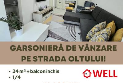 Garsonieră de vânzare în Sfântu Gheorghe, pe strada Oltului, situată la etajul 1 - 1