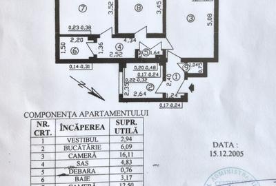 Apartament cu 3 camere 70,28 mp - piata Iancului - 18